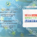Europese certificering Led spectra Unit 1